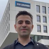 Gokhan Serhat in front of KU Leuven - Bruges Campus